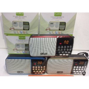 Unik Radio multifungsi mp3 player music box musik Mini sound Speaker portable Fleco Berkualitas