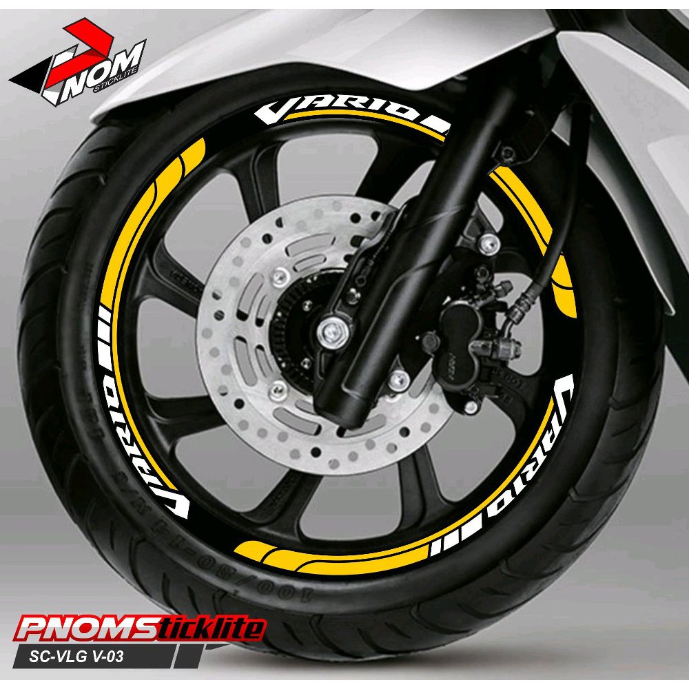 Cutting Sticker Velg Vario V1 A 04 Desain Terbaru Shopee Indonesia