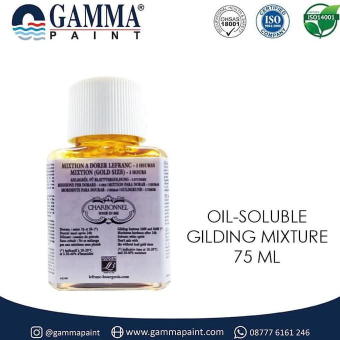 

[[BISA COD]] CHARBONNEL Oil-Based Gilding Mixture 75ML - Lem utk aplikasi Gold Leaf PROMO SPECIAL