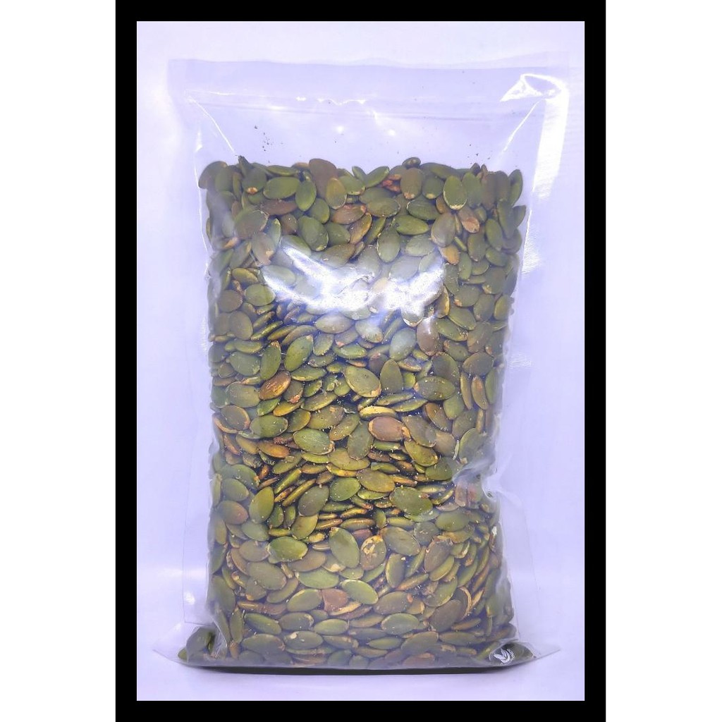 

BEST SELLER! 500GR ROASTED PUMPKIN SEED SALTED - BIJI LABU KUPAS - OVEN - ASIN MURAH