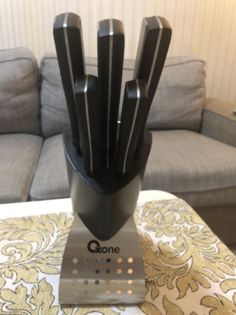 Pisau Dapur Oxone Knife Set Ox-972 Pisau Baja Anti Karat Ku 176
