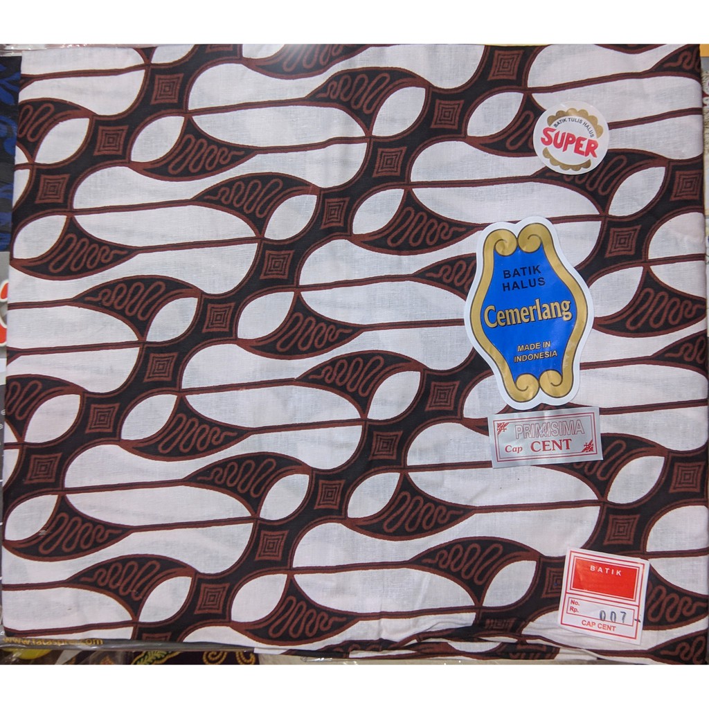 Kain Jarik Batik Tulis Halus Putih 'Cemerlang' & 'Widuri'