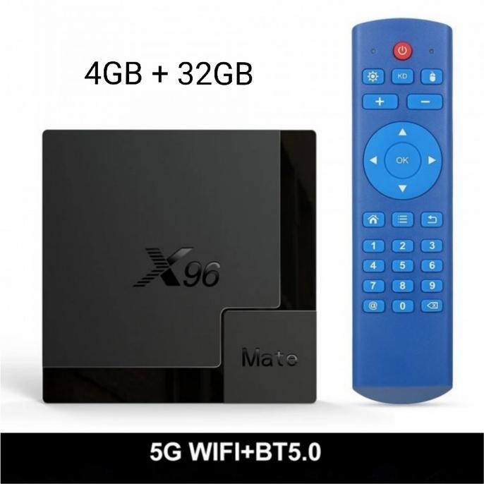 X96 MATE - Android 10.0 Smart TV Box 4K Display - RAM 4GB ROM 32GB ary55 Segera Beli