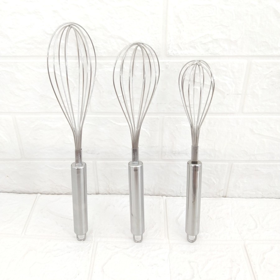 Balloon Whisk Stainless Kocokan Telur Stainless Steel Egg Whisker