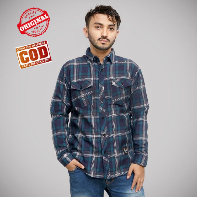 KEMEJA KOTAK-KOTAK ORIGINAL DISTRO CLOTHING / KEMEJA AKLRIK CEWE COWOK UNISEX DISTRO