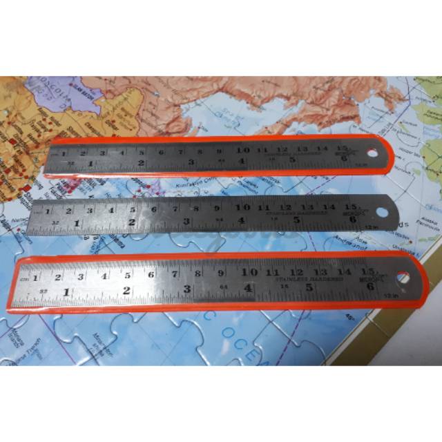 

Penggaris Besi / Stainless Ruler 15cm Murah