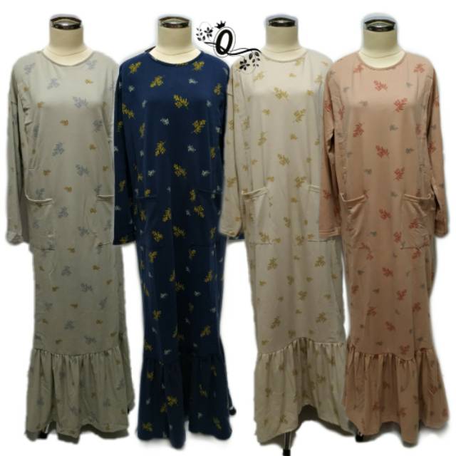 Dress busui rempel bawah