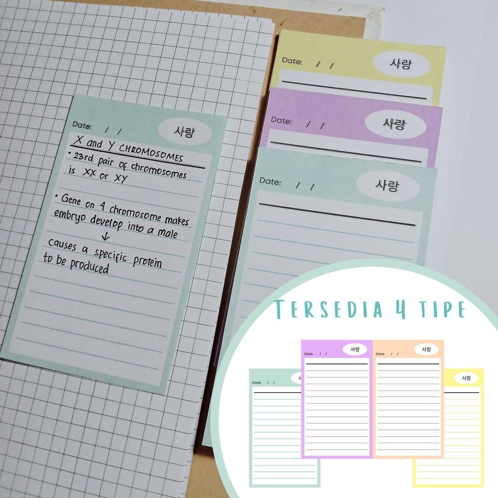 

Memo Pad / Note Pad Aesthetic - Korean Memo Pad ( bisa COD )