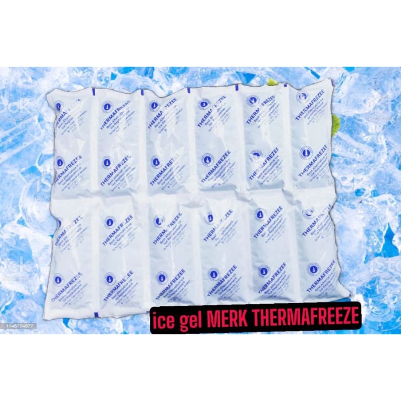 ice gel Thermafreeze original 1 lembar isi 12 sel ( 1 dus @425 lembar)
