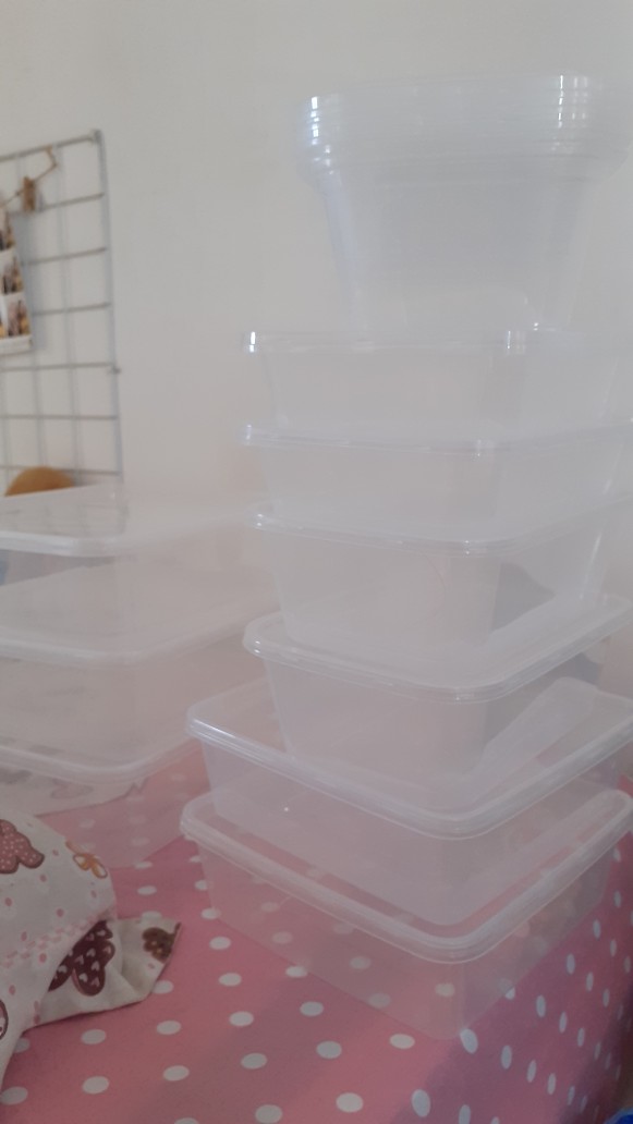 Thinwall 2000ml Sq Food Container Makanan / Kotak Makan