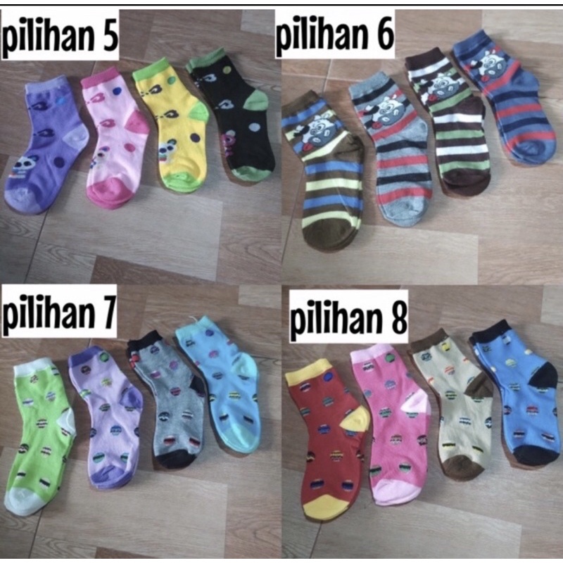 COD Kaos kaki anak bayi motif lucu karakter TK &amp; SD laki laki perempuan Random kaos kaki murah berkualitas