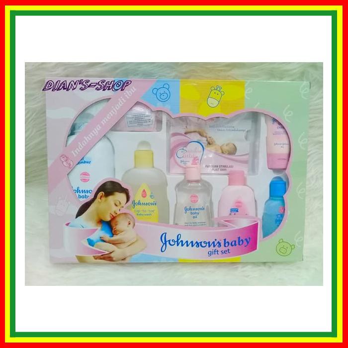 Paket Johnson'S Baby Gift Set/Set Kado Bayi/Perlengkapan Mandi/Sabun