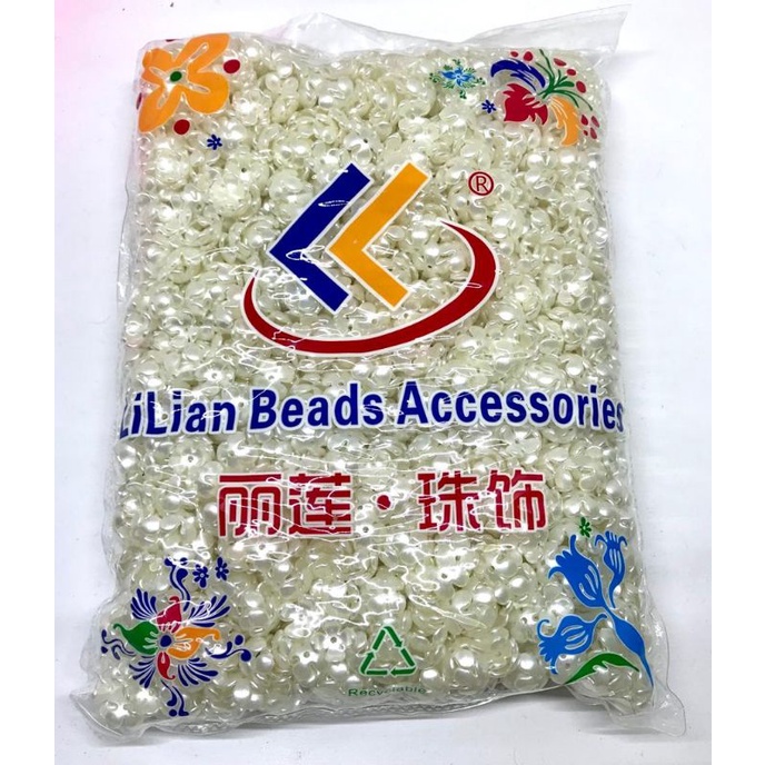 1 pon cangkang/kelopak/mote pearl