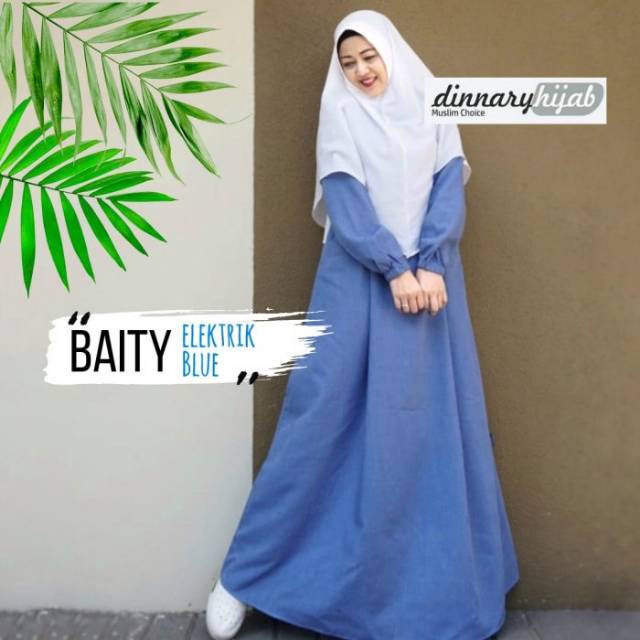 GAMIS BAITY DINNARY HIJAB II BAHAN SUPERNOVA