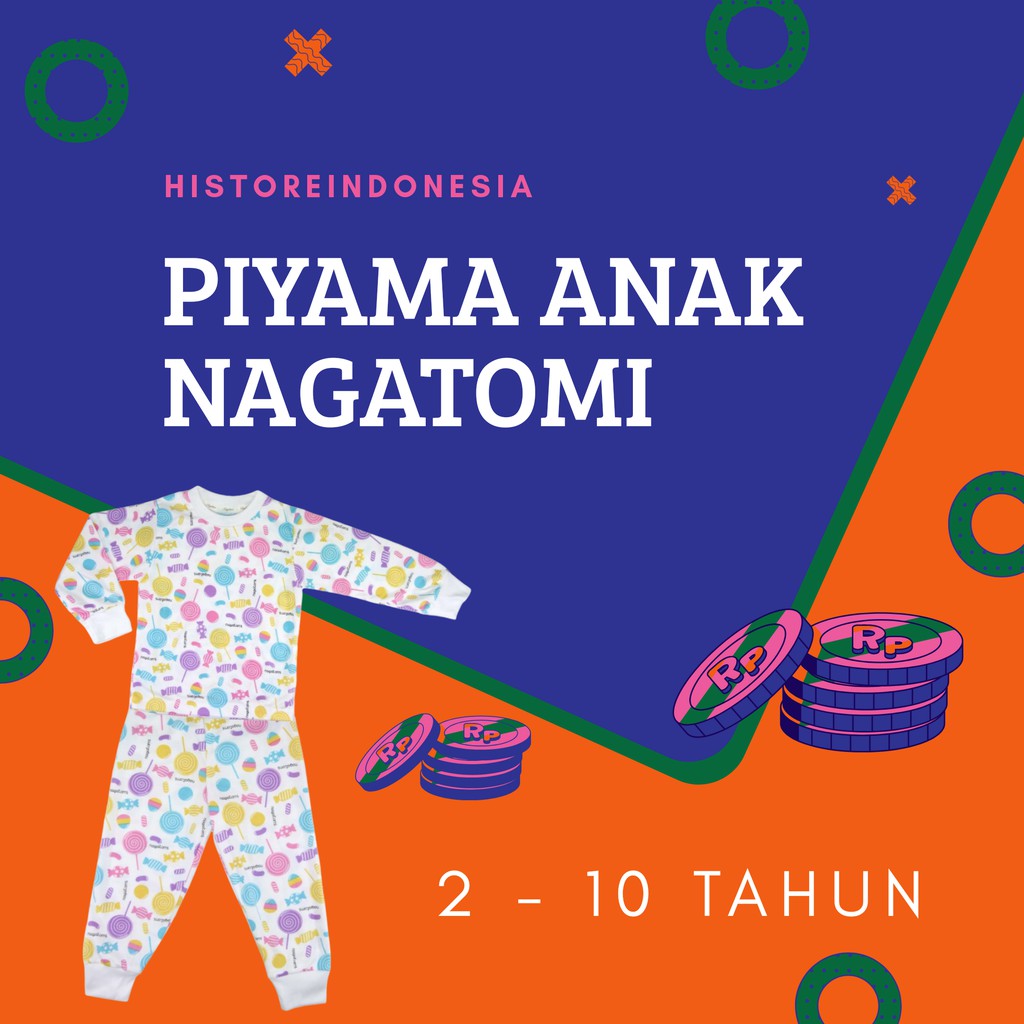 [HI]PIYAMA SLEEPING WEAR NAGATOMI BAHAN KATUN DOUBLE PREMIUM ANTI ALERGI