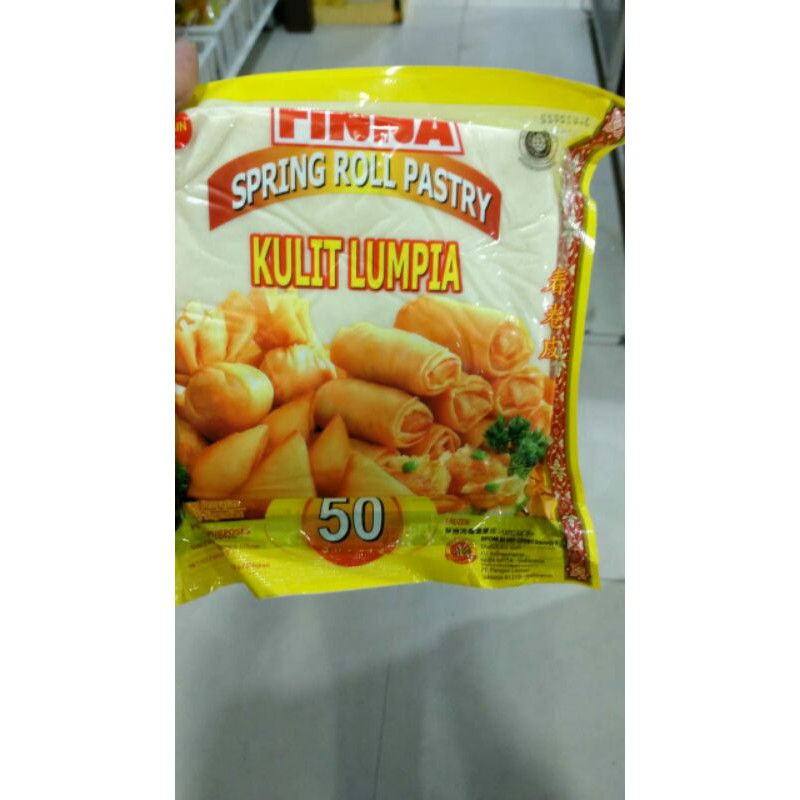 

PROMO KULIT LUMPIA FINNA MENTAH TAILAND BESAR ISI 50 TYJIP MEKAR FAJAR DIMSUM FROZEN FOODS PEKANBARU