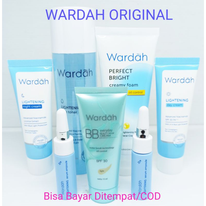 WARDAH Paket Glowing 6 in 1 - Paket Lightening Mini