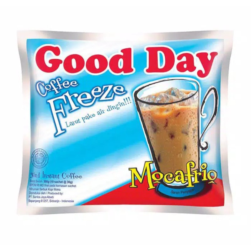 Good Day Freeze Moccafrio 30gram 10 Saset