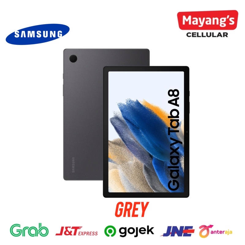samsung galaxy Tab A8 2022 4/128gb cellular-3/32gb wifi only Garansi Resmi 1 Tahun-Grey