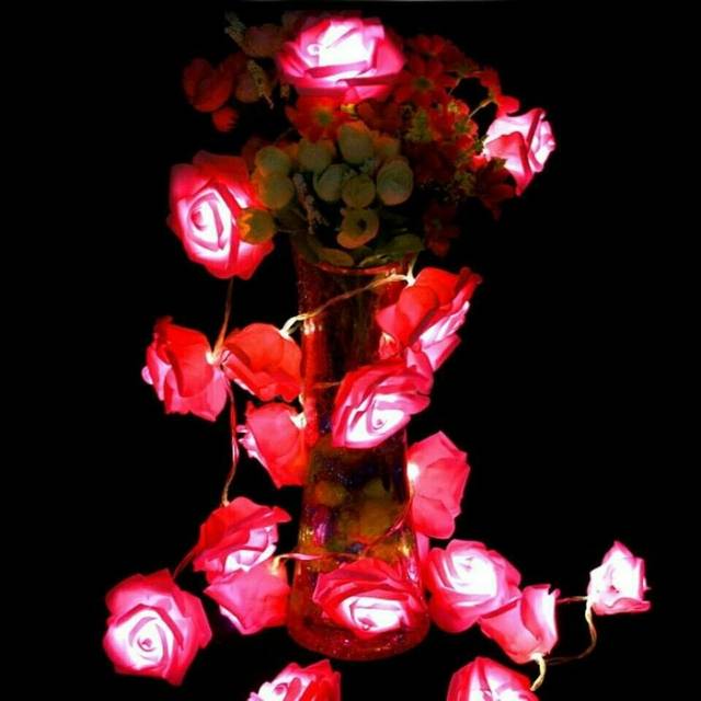 Bunga Mawar Elektrik - LED Rose Flowers - Lampu Tidur Kamar - Dekorasi Ruangan Rumah