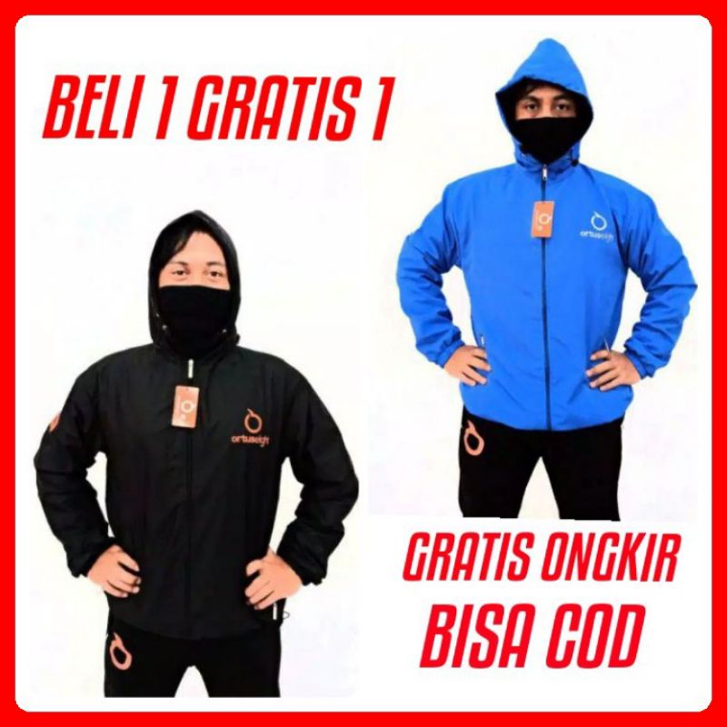 JAKET PARASUT OLAHRAGA JAKET LARI JAKET RUNNING JAKET PARASUT HITAM JAKET PARASUT JAKET BOLA PARASUT