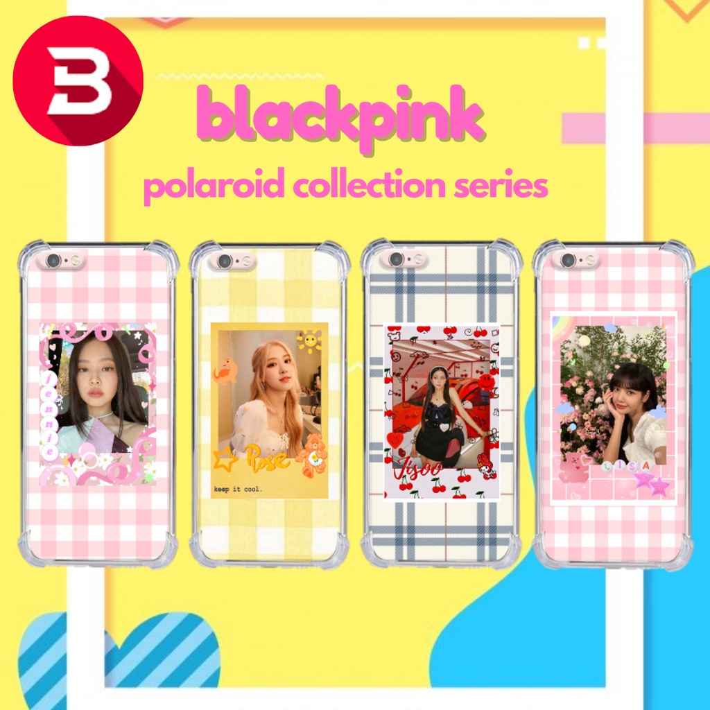 Casing HP Custom - Blackpink Polaroid Collection