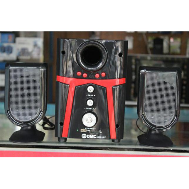 Kualitas OK Speaker Bluetooth GMC 888D3 Mega bass