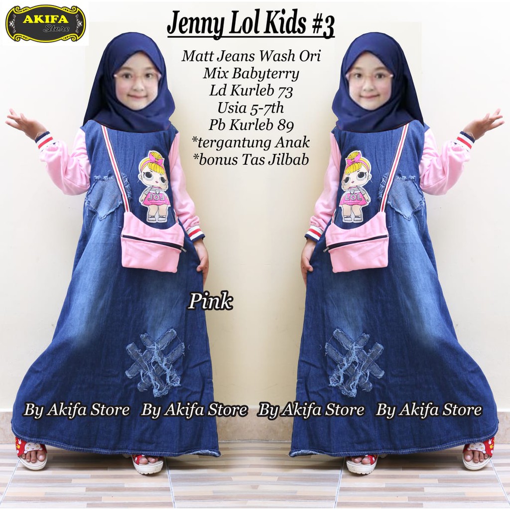 Jenny Kids Gamis By Akifa Store | Suplier Hijab Solo| Grosir