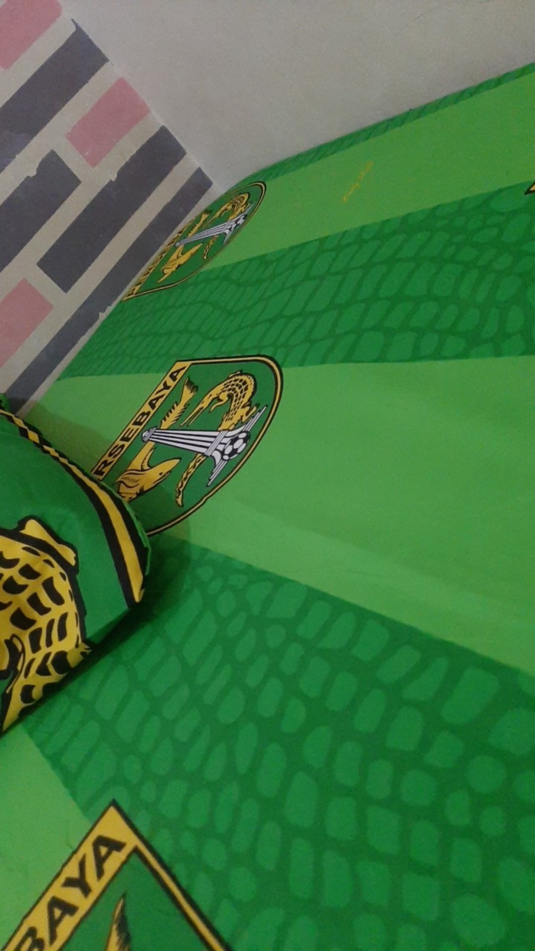 Sprei 180x200 / 160x200 Lady Rose Motif Persebaya - Ladyrose 180 160 King Queen - Bola Indonesia Sp