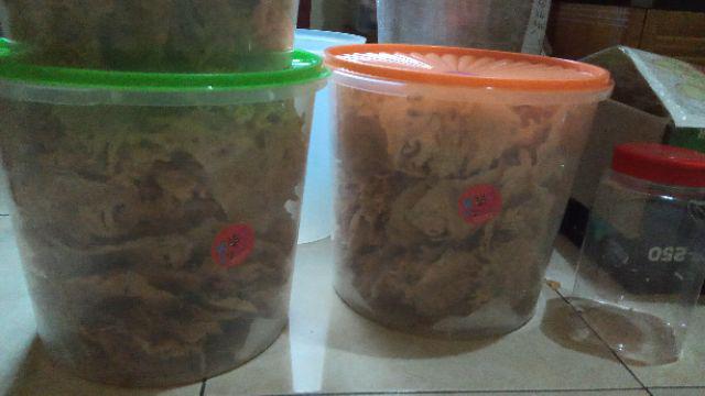 3 Pcs Toples Pelastik Uk 16 Liter (tempat Kerupuk) Merek Clio