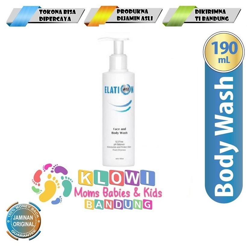 Elation Liquid Face And Body Wash 190Ml /Sabun Wajah Dan Badan
