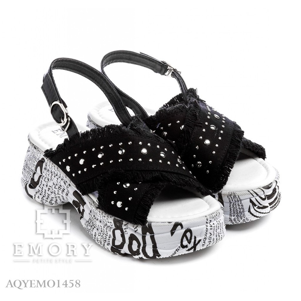  EMORY  Jayne AQYEMO1458 WEDGES SANDALS  WANITA  IMPORT 