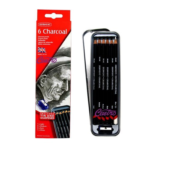 

Dijual Derwent Charcoal Pencils 6 Tin/ Includes Tin & Sharpener Special
