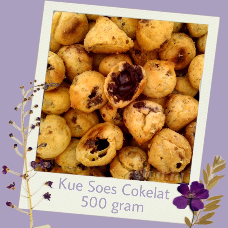 

Kue Soes Kering isi Cokelat 500 gram
