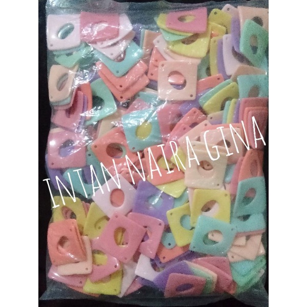 (450gram) Manik konektor bahan kalung masker