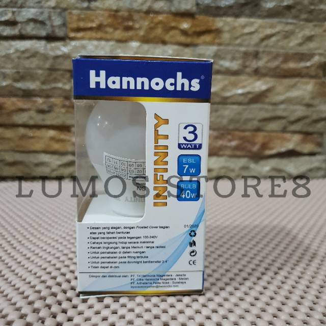 Lampu LED Hannochs 3 Watt INFINITY