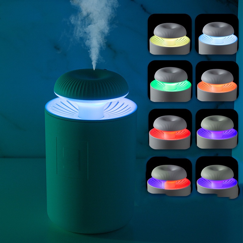 Humidifer Diffuser 7 Warna LED Aromaterapi Air Purifier pelembab ruangan 450ML