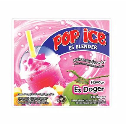 Pop Ice Rasa Es Doger Renceng (Isi 10 sachet)