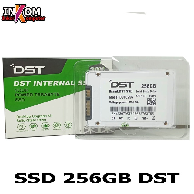 SSD 256GB Merk DST 2.5&quot;mm SATA III 6GB/S