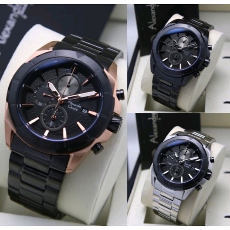 Original Alexandre christie jam tangan pria ac6596/ ac 6596