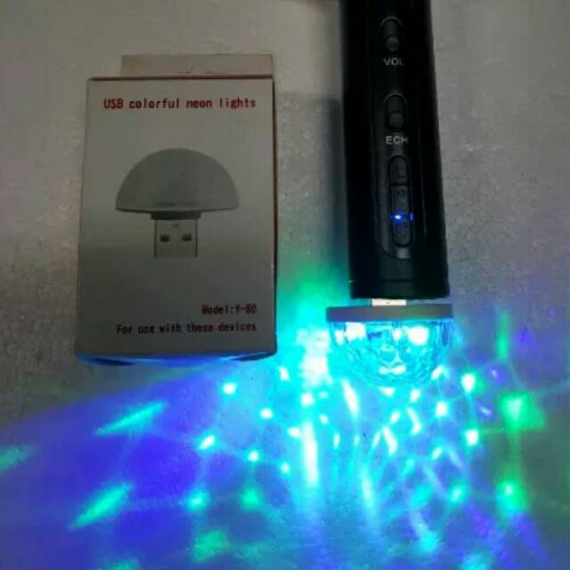 LAMPU DISCO MINI USB/LED MINI FULL COLOUR