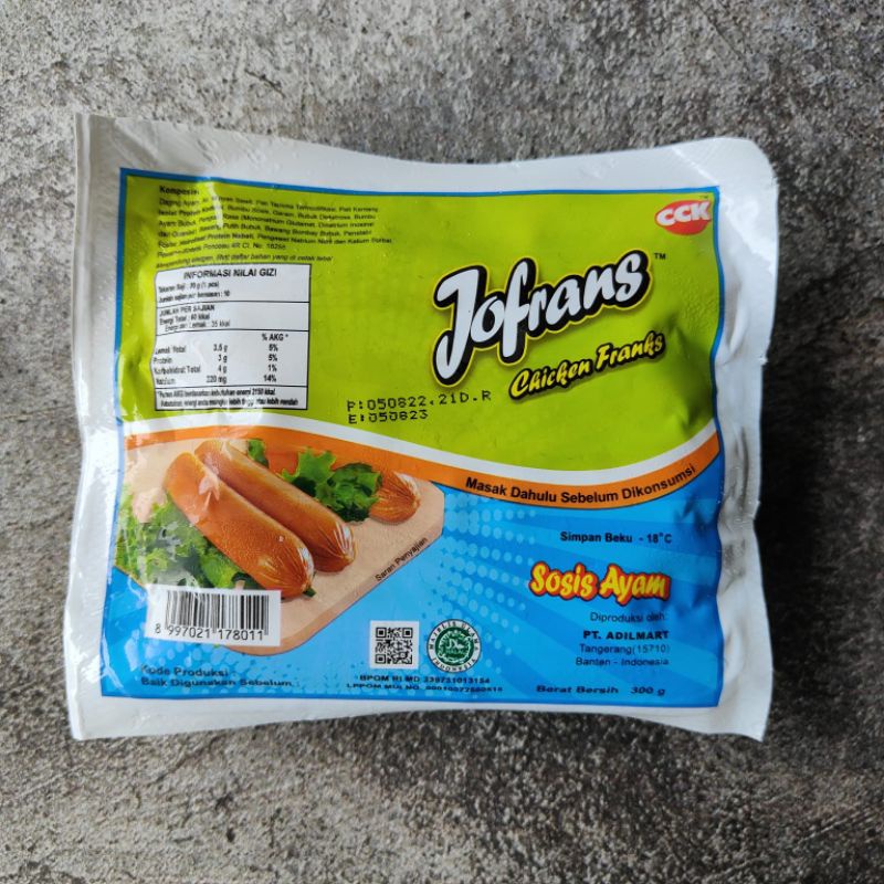 

JOFRANS SOSIS AYAM 300g