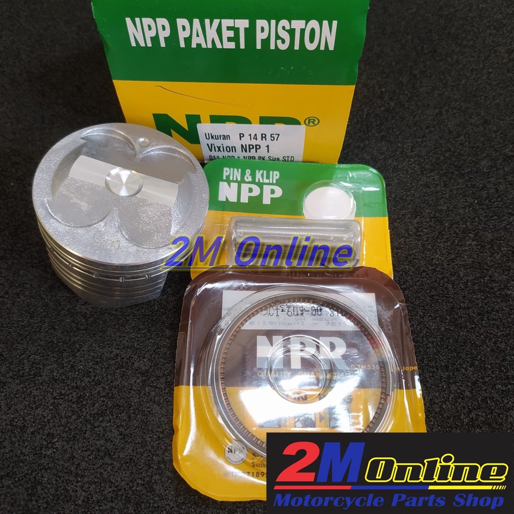 Mdr Piston Kit Modif Vixion Dim 57 Pen 14 NPP1 OS STD Merk NPP NPR