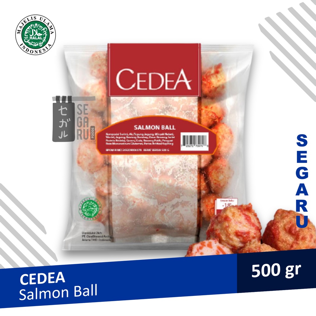 CEDEA Salmon Ball | Bakso Salmon | Bola Bola Salmon Halal 500 gram