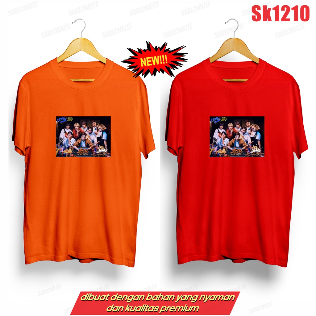 MURAH!!! KAOS STRAYKIDS FOTO STAY WEEK SK1210 UNISEX COMBED 30S