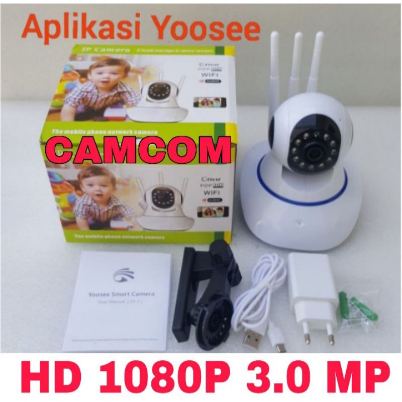IP CAMERA ONVIF P2P YOSEE 3 ANTENA IP KAMERA WIFI 3 MP MURAH TERLARIS
