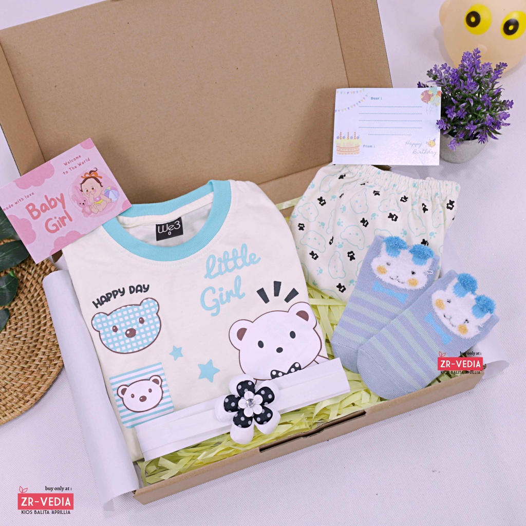 [SLEEPY SOFTIE] Hampers Piyama Baby Girl 0-12 Month / Kado Lahiran Bayi Perempuan Bulan New Born Gift Setelan Hadiah