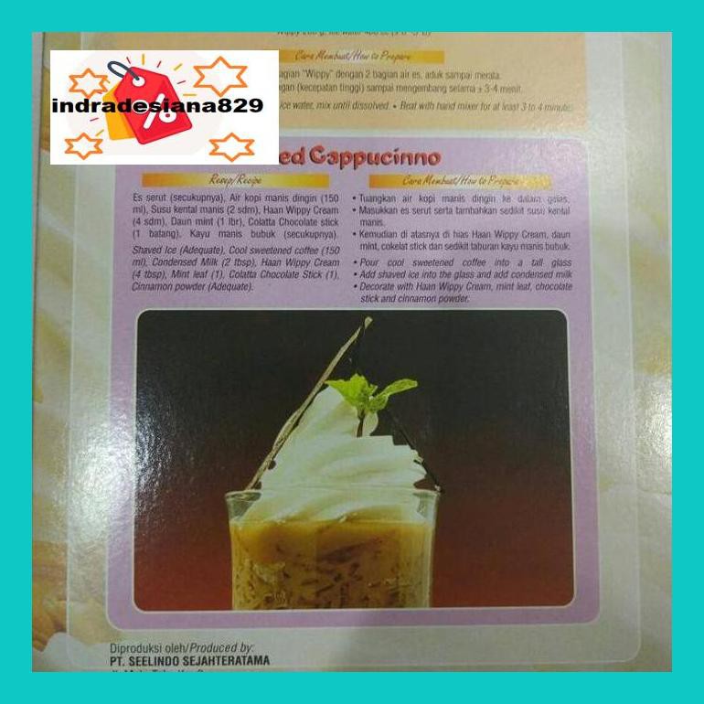 

S504Dpsum Wippy Cream / Whipping / Whipped Cream Haan 400 Gram Bubuk Mkld50