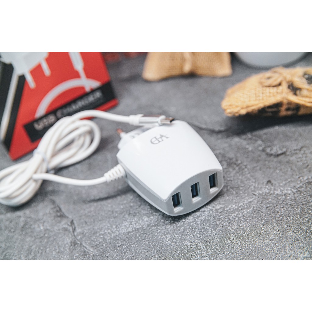 BOS - CHARGER VODA RT-801 4.1A 3PORT USB MICRO USB | CASAN TC VD RT801