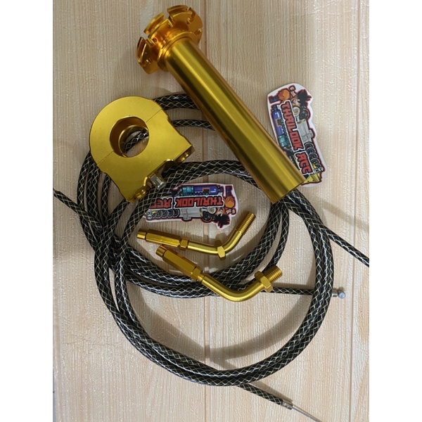 Slongsong Gas Spontan Cnc Plus 2 L Gas + 2 kabel gas serat all motor